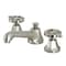 Kingston Brass KS4468RX Widespread Bathroom Faucet with Brass Pop-Up, Brushed Nickel KS4468RX - alternate 1